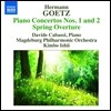 Davide Cabassi 헤르만 괴츠: 피아노 협주곡 1, 2번, 봄 서곡 (Hermann Goetz: Piano Concertos Nos. 1 & 2, Spring Overture Op.15) 다비데 카바시, 킴보 이시이