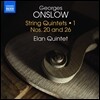 Elan Quintet 조르쥬 온슬로: 현악 오중주 1집 - 20번, 26번 (Georges Onslow: String Quintets, Vol. 1 Opp.45 & 67) 엘란 퀸테트