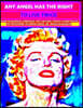 Any angel has the right to live twice: Marilyn Monroe. Art Magazine. 6 serial book.