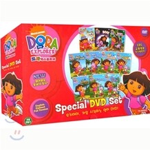 DVD 도라도라 익스플로러 10종 + 대본집 10권 +디에고 DVD 2종 + 도라무릎담요 1장 + 도라스티커 2장