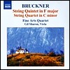 Fine Arts Quartet 브루크너 : 현악 오중주, 현악 사중주 (Bruckner: String Quintet, String Quartet)