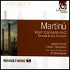 Jiri Belohlavek / Isabelle Faust 마르티누: 바이올린 협주곡 2번, 세레나데 2번, 토카타와 2개의 깐소네 (Martinu: Violin Concerto, Toccata & Due Canzoni) 이자벨 파우스트, 이르지 벨로흘라베크