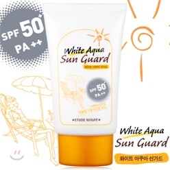 에뛰드하우스 선크림 화이트 아쿠아 선가드 SPF50+/PA++ 50 ml