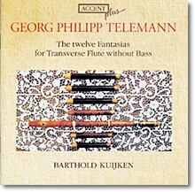 Barthold Kuijken 텔레만: 12개의 무반주 플루트 환상곡 (Telemann: Fantasias (12) for solo flute, TWV 40:2-13)