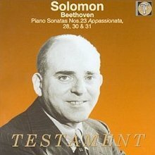 Solomon 베토벤 : 피아노 소나타 23, 28, 30, 31번 - 솔로몬 (Beethoven: Piano Sonatas Nos. 23, 28, 30 and 31)