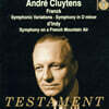 Andre Cluytens  프랑크 / 댕디: 교향곡 (Franck / D'Indy : Symphonies)