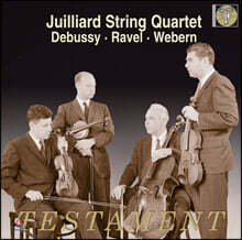 Juilliard String Quartet 드뷔시 / 라벨 / 베베른: 현악 사중주 - 줄리어드 현악 사중주단