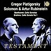 Gregor Piatigorsky  베토벤 /브람스 / 베버 : 첼로 소나타 - 피아티고르스키