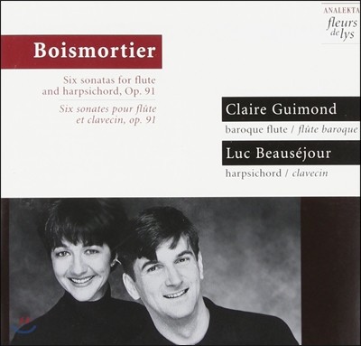 보와모르티에: 플루트와 키보드를 위한 6개의 소나타 (Joseph Bodin De Boismortier: Six sonatas for flute and harpsichord, Op.91)