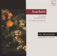 Luc Beausejour 스카를라티: 18개의 하프시코드 소나타 1집 (Scarlatti : 18 Harpsichord Sonatas Vol. 1)