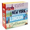세계 도시 낱말 책 4종 세트 (형태, 색깔, 반대말, 숫자 영단어) : Hello World 4 Books Boxed Set