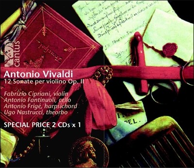 Fabrizio Cipriani 비발디 : 12개의 바이올린 소나타 (Vivaldi : 12 Sonate Per Violino Op.Ii)