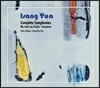 김병화 / Takao Ukigaya 윤이상: 교향곡 전곡, 광주여 영원하라 (Isang Yun: Complete Symphonies)