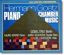 Gobel Trio Berlin 괴츠: 실내악 작품집 (Hermann Goetz: Piano Chamber Music)