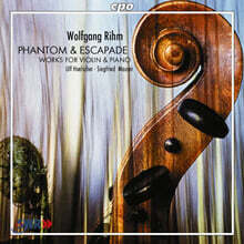 Ulf Hoelscher 볼프강 림: 바이올린과 피아노를 위한 작품 (Wolfgang Rihm : Works For Violin And Piano)