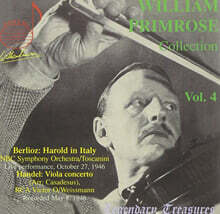 윌리엄 프림로즈 4집: 헨델 / 베를리오즈 / 크라이슬러 (William Primrose Vol.4 : Handel / Berlioz / Kreisler)