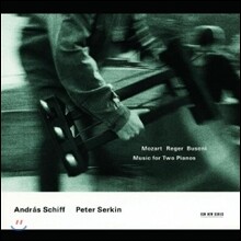 Andras Schiff 부조니 / 모차르트 / 레거: 2대의 피아노를 위한 작품집 - 안드라스 쉬프 (Music For Two Piano)