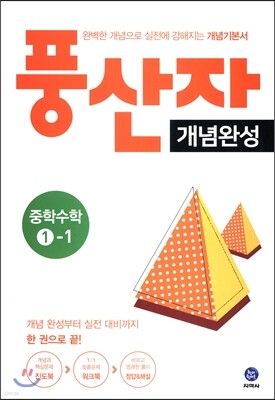 풍산자 개념완성 중학수학 1-1 (2017년)
