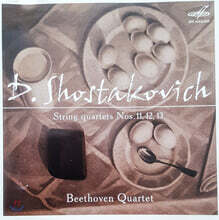 Beethoven String Quartet 쇼스타코비치: 현악 사중주 11-13번 (Shostakovich : String Quartets Op.122, Op.133, Op.138)