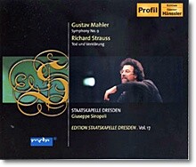 Giuseppe Sinopoli 말러: 교향곡 9번 / R.슈트라우스 : 죽음과 변용 - 시노폴리