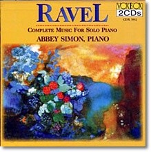 Abbey Simon 라벨 : 피아노 작품 전집 (Ravel Complete Music for Solo Piano)