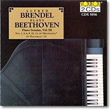 베토벤 : 브렌델이 연주하는 베토벤 소나타 Vol.3