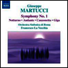마르투치 : 교향곡 1번, 지가, 칸초네타, 야상곡 1번 & 안단테 (Martucci : Symphony No.1 in D minor, Op.75 )(CD) - Francesco La Vecchia