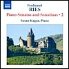 Susan Kagan 페르디난드 리스: 피아노 소나타와 소나티나 2집 (Ferdinand Ries: Piano Sonatas and Sonatinas Vol.2 - Sonata Op.1 Nos.1-2, Sonatina Op.5 Nos.1-2) 수잔 카간