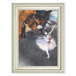 뮤지엄 캔버스 명화그림 미니액자-드가 무대위의무희/소품액자/아트포스터/집들이선물