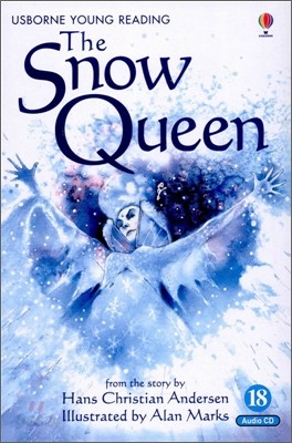 Usborne Young Reading Audio Set Level 2-18 : The Snow Queen (Book &amp; CD)