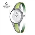 오바쿠(OBAKU) 여성시계 (V110LCIRE/가죽밴드)