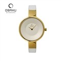 오바쿠(OBAKU) 여성시계 (V149LGIRW/가죽밴드)