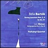 Parkanyi Quartet 바르톡: 현악 사중주 3, 4번 / 바이너: 현악 사중주 3번 (Bartok : String Quartets Sz 85, Sz 91 / Weiner : String Quartet Op.26)
