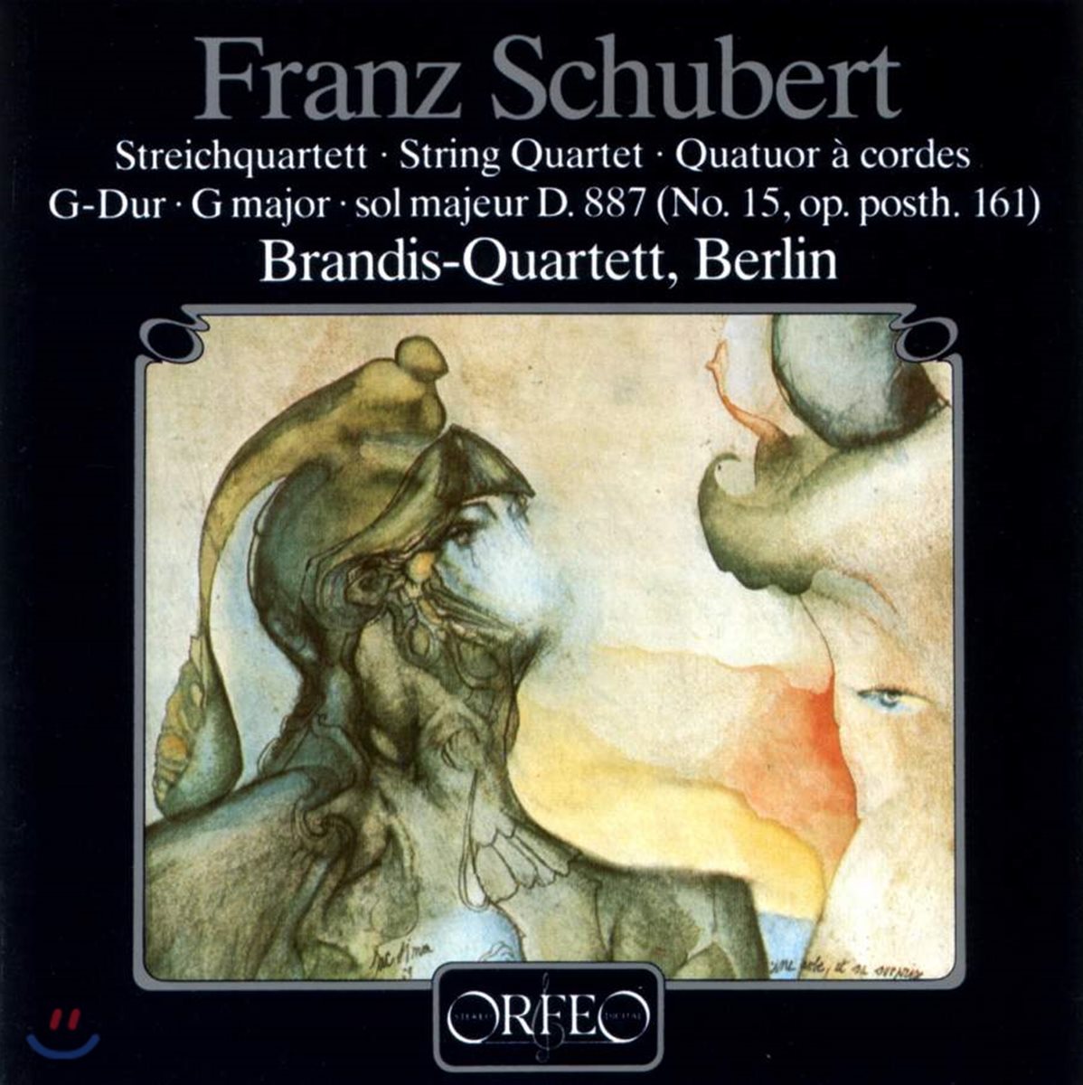 Brandis-Quartett Berlin 슈베르트: 현악 사중주 15번 (Schubert: String Quartet D.887) 브란디스 콰르텟 베를린 [LP]