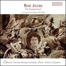 르네 야콥스, 카운터테너 - 퍼셀 / 글룩 / 독일 바로크 칸타타 외 (Rene Jacobs, the countertenor - The Accent Recordings 1978-1982)