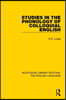 Studies in the Phonology of Colloquial English