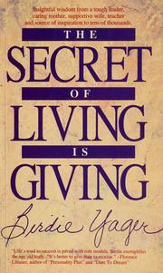 삶의 비밀을 주는것(The secret of living is giving )