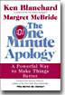 The One Minute Apology