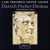 Dietrich Fischer-Dieskau 카를 프리드리히 첼터: 가곡 선집 (Carl Friedrich Zelter: Lieder) 디트리히 피셔-디스카우 [LP]