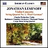 Charles Wetherbee 조나선 레쉬노프: 바이올린 협주곡, 현악 사중주 1번 (Jonathan Leshnoff: Violin Concerto)
