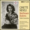 Ginette Neveu 베토벤 / 브람스: 바이올린 협주곡 - 지네트 느뵈, 한스 로즈바우트, 로저 데조르미에르 (Beethoven / Brahms: Violin Concertos Op.61 & Op.77)