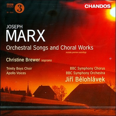 Jiri Belohlavek 요제프 마르크스: 관현악곡 및 합창곡 (Joseph Marx : Orchestral Songs and Choral Works) 
