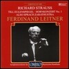 Ferdinand Leitner 슈트라우스: 틸 오일렌슈피겔의 유쾌한 장난, 호른 협주곡, 차라투스트라는 그렇게 말했다 (R. Strauss: Till Eulenspiegel, Also Sprach Zarathustra, Horn Concerto) 페르디난트 라이트너