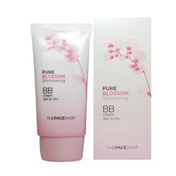 [더페이스샵] 퓨어 블라썸 쉬머링 비비크림 SPF15PA+