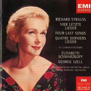 [미개봉] Elisabeth Schwarzkopf, George Szell / R. 슈트라우스 : 네 개의 마지막 노래 (R. Strauss : Four Last Songs) (수입/미개봉/5562412)