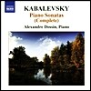 Alexandre Dossin 카발레프스키: 피아노 소나타 1-3번, 소나티나 1, 2번 (Kabalevsky : Piano Sonatas Op.6, Op.45, Op.46, Sonatinas Op.13)