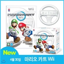 [Wii소프트] 마리오 카트 Wii (핸들포함)