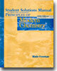 Principles of Modern Chemistry 5/E: Student Solutions Manual for Oxtoby,Gills,Nachtrieb's