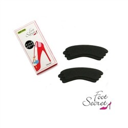 풋시크릿 힐윙-모던 블랙 (Foot Secret Heel wing modern black)