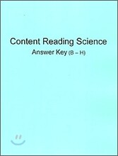 [Content Reading] Science Level B - H : Answer Key